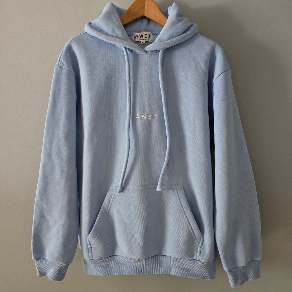 ÁWET New York G. District Hoodie in Chambray Size M MSRP $295